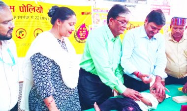 पोलियो की खुराक नहीं पिलाना बच्चे को स्थाई रूप से बना सकता है अपंग : एसीएमओ