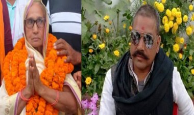 चौसा के वार्ड पांच से निर्विरोध पार्षद चुनी गई स्व ललन दूबे की मां