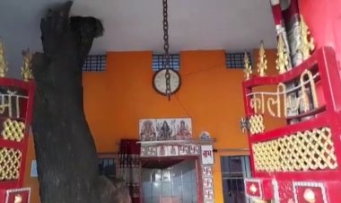 काली मंदिर से 53 किलो का पीतल का घंटा व 35 हजार नकदी की चोरी