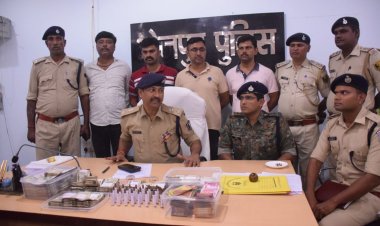 भोजपुर में कुख्यात सत्येंद्र पांडेय के घर से साढ़े 19 लाख नगद और गोलियां बरामद