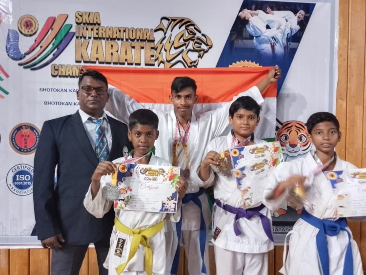 अंतरराष्ट्रीय कराटे प्रतियोगिता : गाजीपुर के खिलाड़ियों का गोवा में उम्दा प्रदर्शन