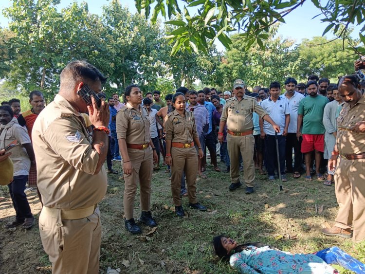 जौनपुर में बगीचे में युवती का शव पेड़ से लटका मिला, हत्या या आत्महत्या की जांच जारी