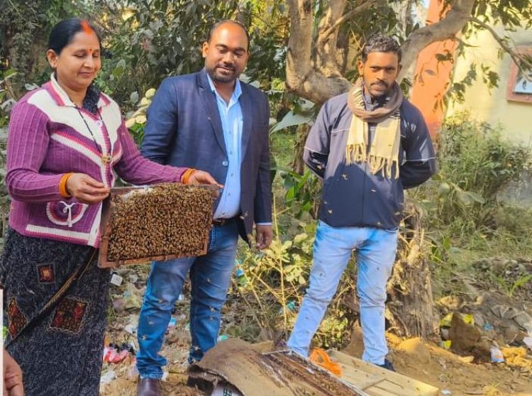 प्रधानमंत्री कृषि सिंचाई योजना के तहत किसानों ने सीखे मधुमक्खी पालन के गुर