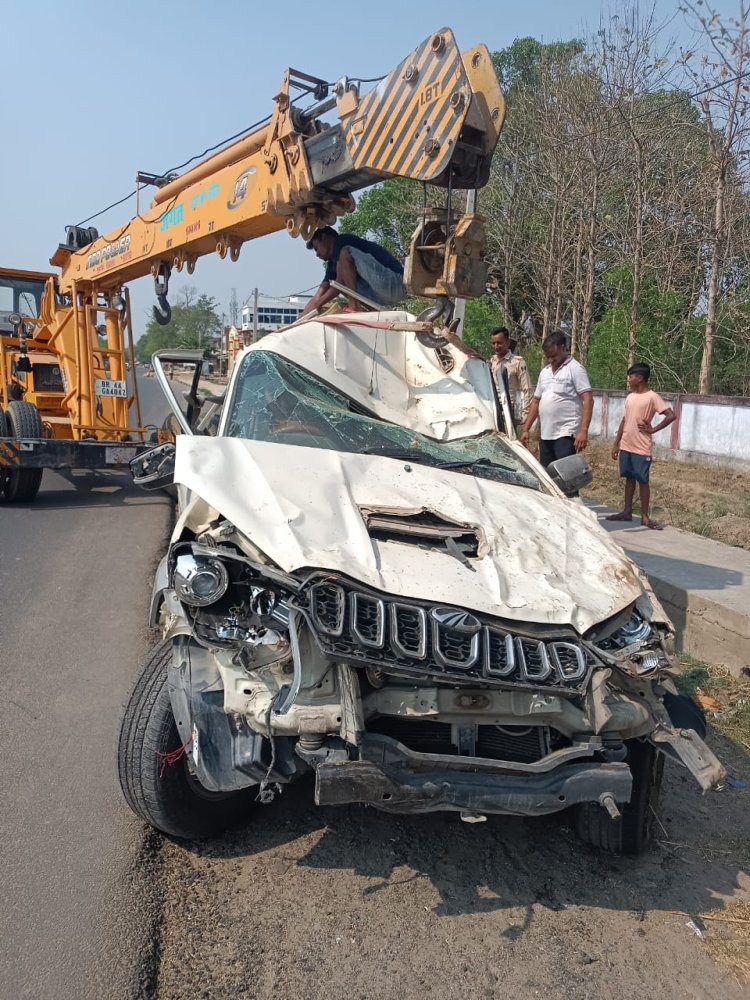कोरानसराय नारायणपुर मार्ग पर अलग-अलग दुर्घटनाओं में आधा दर्जन से अधिक जख्मी