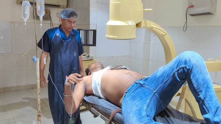 तिलक समारोह से लौट रहे जेई को लगी गोली,जांच में जूटी पुलिस