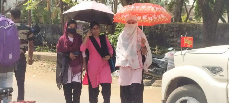 तापमान पहुंचा 40 डिग्री के पार, सताने लगा हीट वेव