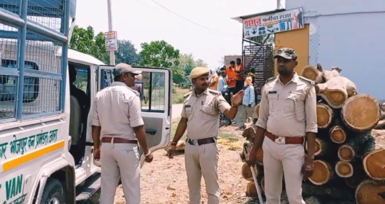 कार्रवाई, कठार में अवैध रूप से संचालित दो आरा मशीन को उखाड़ ले गई वन विभाग की टीम