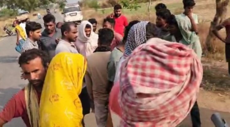 ट्रैक्टर व बाइक की टक्कर में बक्सर के युवक समेत दो की दर्दनाक मौत