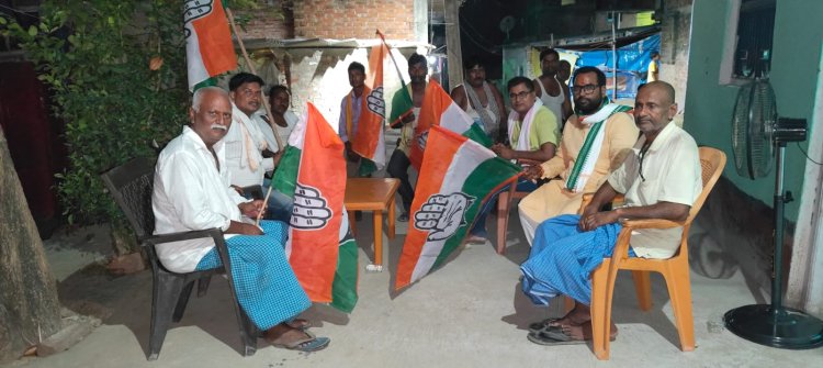 चौपाल अभियान के तहत हर घर पहुंचाया जा रहा है कांग्रेस का झंडा- डॉ. सत्येन्द्र ओझा