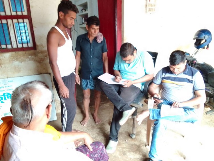 केसठ में फार्मर रजिस्ट्री शिविर का हुआ आयोजन