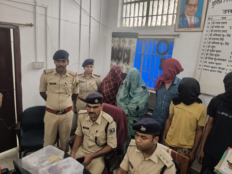जिला शिक्षा पदाधिकारी समेत चोरी की तीन घटनाओं का पुलिस ने किया उद्भेदन, पांच गिरफ्तार