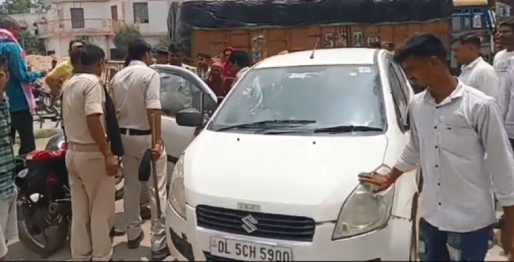 बक्सर में 17 लाख की विदेशी शराब लदी कार जब्त, महिला समेत तीन तस्कर चढ़े हत्थे