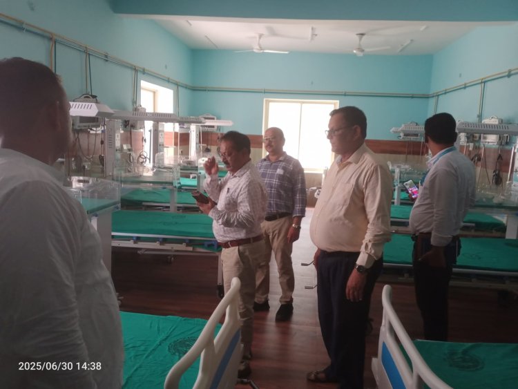 अनुमंडलीय अस्पताल में शीघ्र शुरू होगा शिशु चिकित्सा कक्ष, सीएस ने किया निरीक्षण