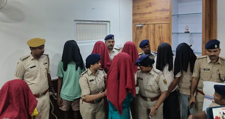 बड़ी अपराधिक घटना की फिराक में लगे चार अपराधी गिरफ्तार, तीन पिस्टल, कारतूस बरामद
