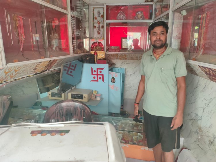 सोनवर्षा में ज्वेलरी दुकान में चोरी, लाखों के जेवरात ले उड़े चोर