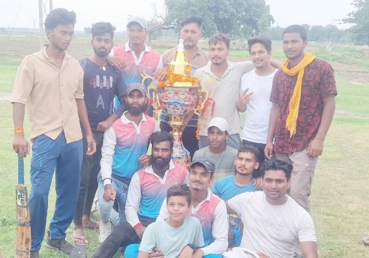 रोमांचक मुकाबले में शाहपुर को एक रन से पराजित कर छतनवार बनी चैंपियन