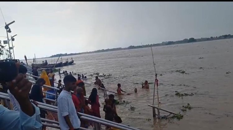 बक्सर में गंगा का रौद्र रूप, चार प्रखंडो में मंडराया बाढ़ का खतरा, प्रशासन अलर्ट मोड में