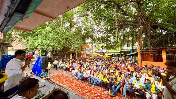 जन सुराज पार्टी द्वारा चौसा में आयोजित किया गया बिहार बदलाव सभा का आयोजन