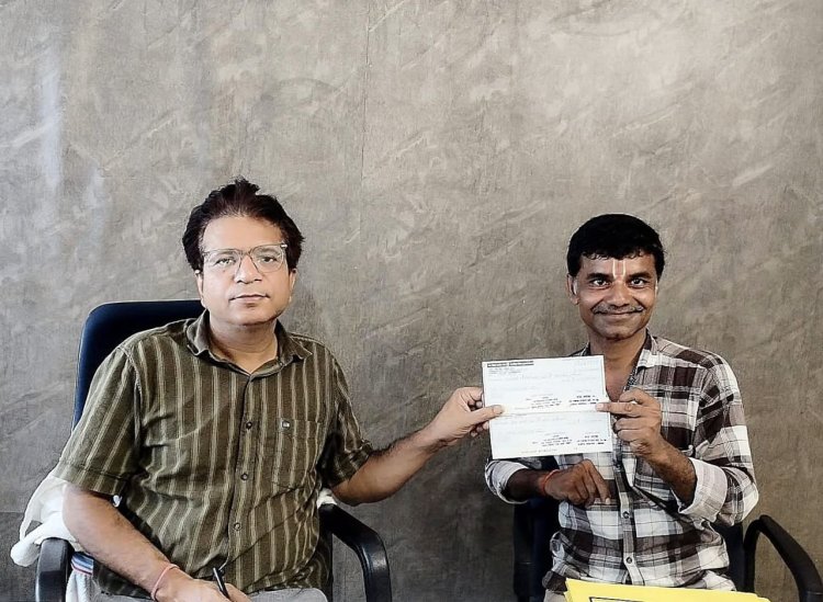 लोक शिकायत निवारण से मिला न्याय, नल-जल योजना के बकाया 1.51 लाख रुपए का हुआ भुगतान