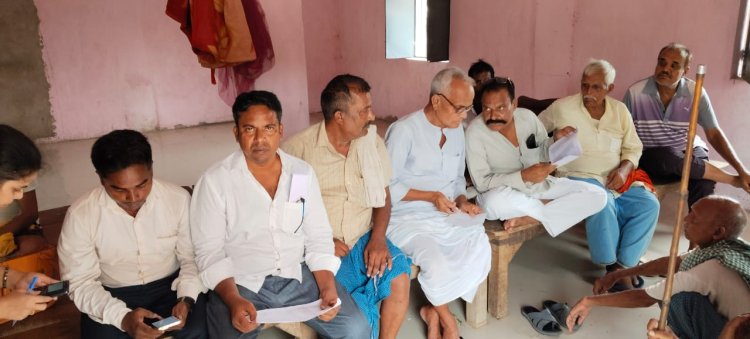 ई-केवाईसी शिविर का आयोजन, 20 लाभार्थियों का ई-केवाईसी संपन्न