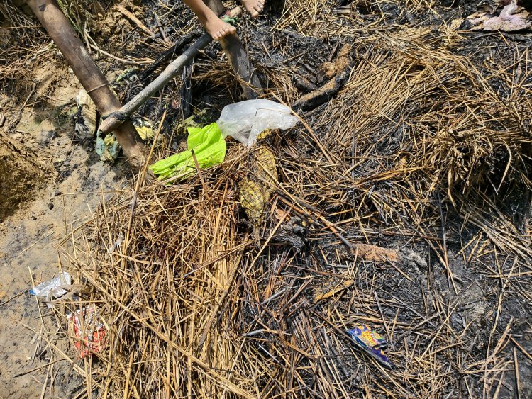 अगलगी में बकरी समेत हजारों की संपति खाक