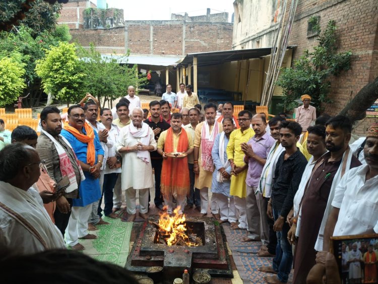 जानकी धाम के निर्माण के पर्यटन उद्योग को मिलेगा बढ़ावा - हिमांशु चतुर्वेदी
