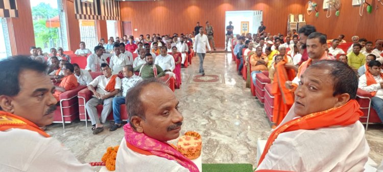 भाजपा किसान मोर्चा ने आयोजित किया किसान सम्मान समारोह