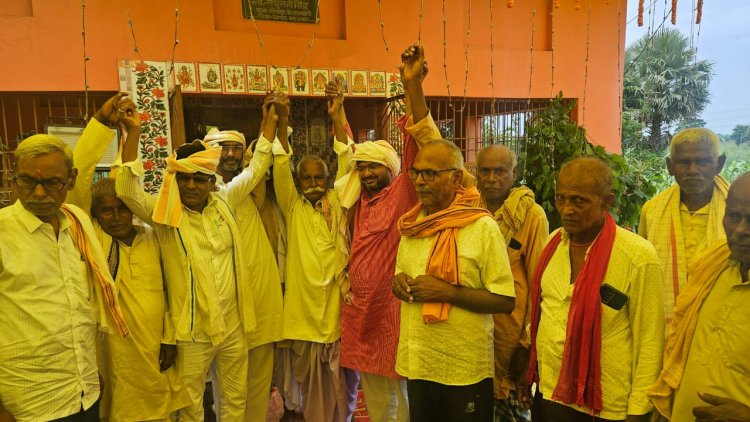 बाबा गणिनाथ जयंती पर उमड़ा जनसैलाब, कानू समाज ने रवि उज्ज्वल को दिया समर्थन