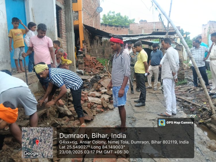 लगातार शिकायत पर कार्रवाई, चुन्नी कमकर गली से फिर हटा अतिक्रमण