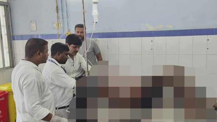हाईटेंशन तार की चपेट में आया मजदूर, गंभीर रूप से झुलसा, लोगों ने बिजली विभाग पर लापरवाही का लगाया आरोप