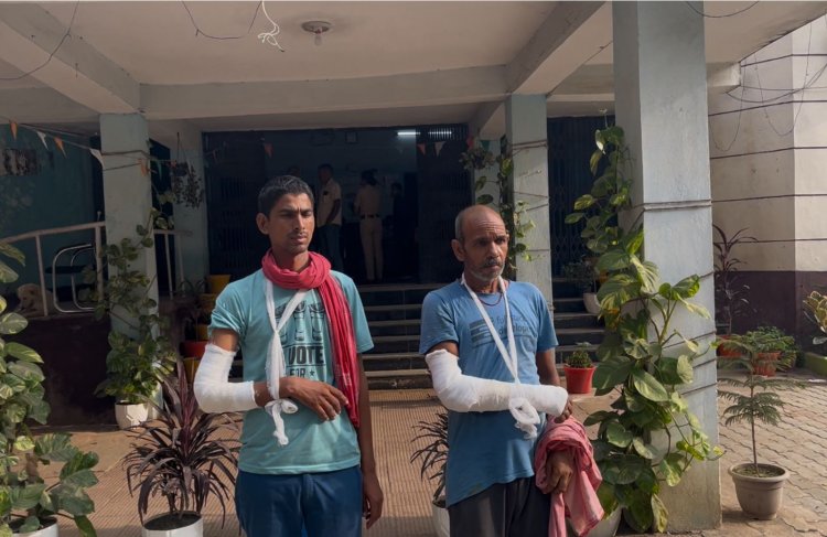 अटांव सरपंच का भतीजा कट्टा के साथ गिरफ्तार, पकड़वाने वालों को सरपंच समर्थकों ने पीटा