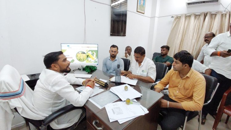 नावानगर में उर्वरक समिति की बैठक, कालाबाजारी रोकने पर जोर
