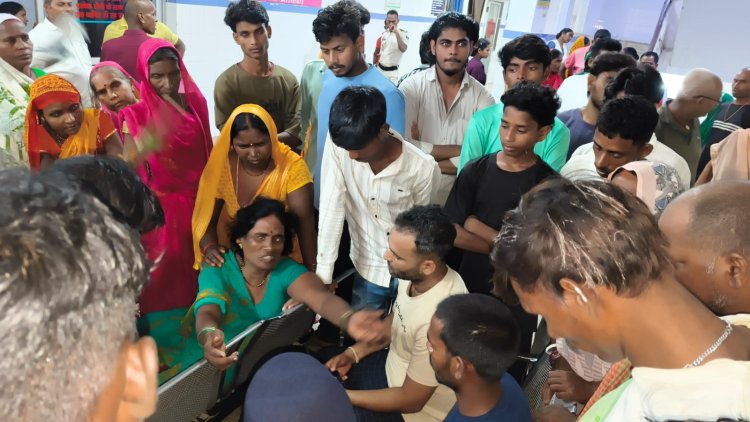 सदर अस्पताल पर फिर उठा लापरवाही का आरोप, प्रसूता की मौत के बाद परिजनों का हंगामा