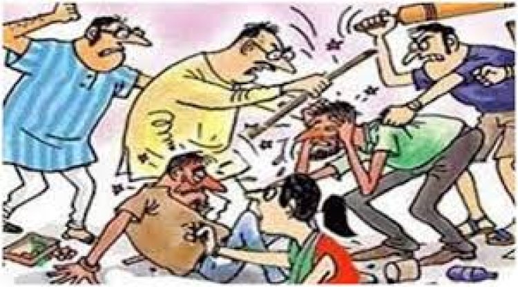 भूमि विवाद ने लिया हिंसक रूप, दिया परमेश्वर गांव में लाठी-डंडे चले, कई घायल