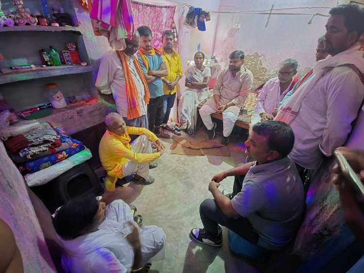 छेरा नदी में डूबे युवक की मौत पर पहुंचे विधायक, ने जताई संवेदना