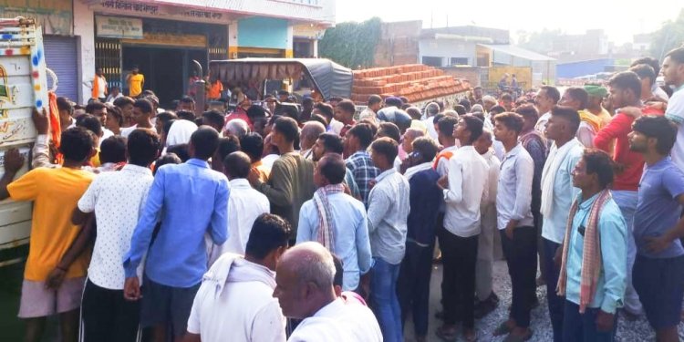 अनियंत्रित ट्रैक्टर ने साइकिल सवार को रौंदा दर्दनाक, मौत