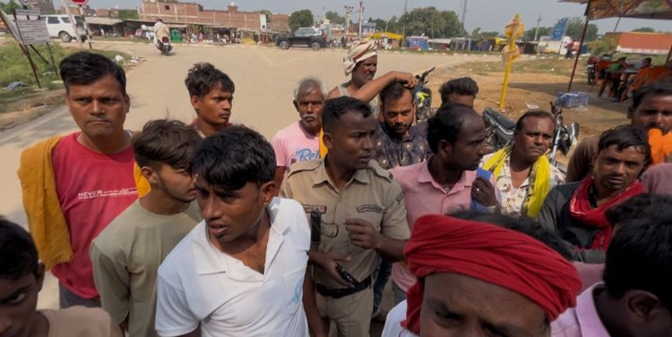 फोरलेन पर हादसा, डायल 112 की तत्परता से बची घायल की जान