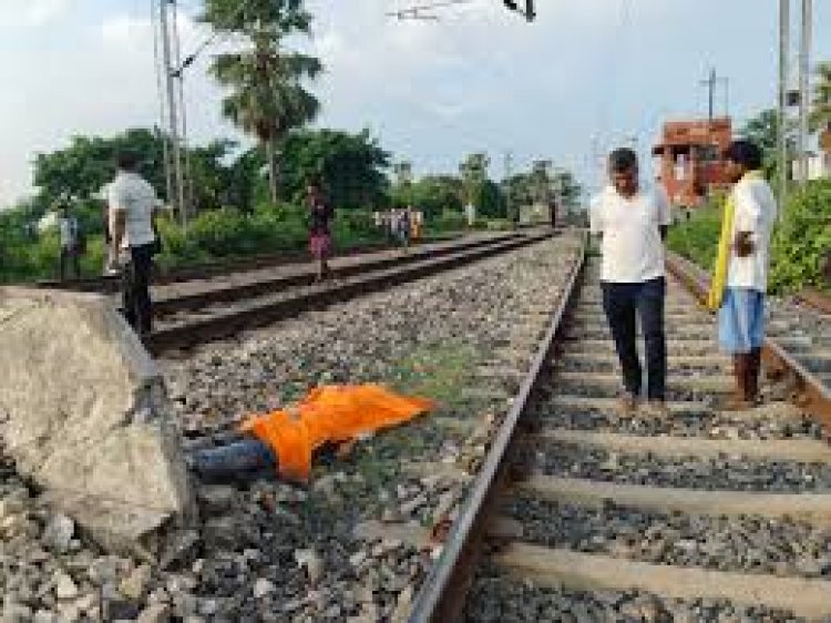 टुड़ीगंज स्टेशन के समीप ट्रेन से गिरकर युवक की मौत