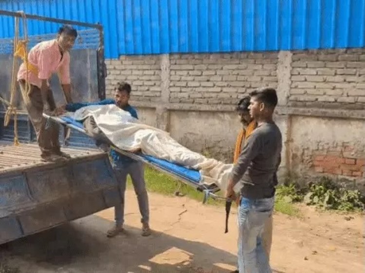सड़क दुघर्टना में मजदूर की दर्दनाक मौत