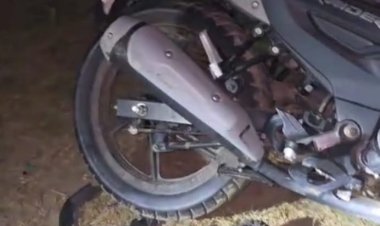 ट्रक ने बाइक सवार को रौंदा, पुलिस की तत्परता से बची जान, रेफर