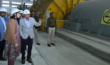 चौसा थर्मल पावर प्लांट का डीएम ने किया निरीक्षण