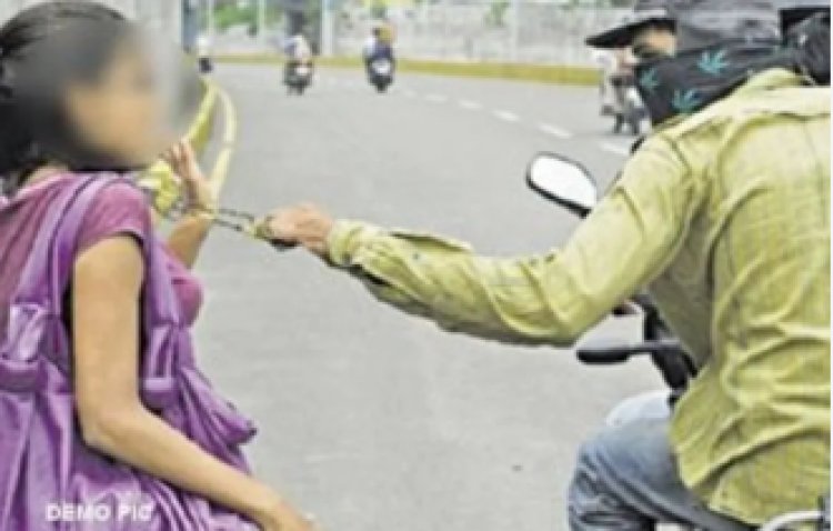 ई-रिक्शा में सफर कर रही महिला के गले से चैन झपट युवक हुआ फरार