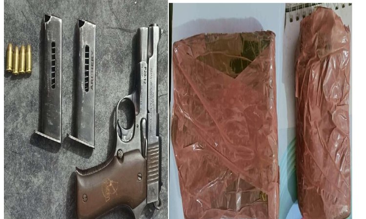 देशी पिस्टल व चरस के साथ एसटीएफ ने कुख्यात को किया गिरफ्तार