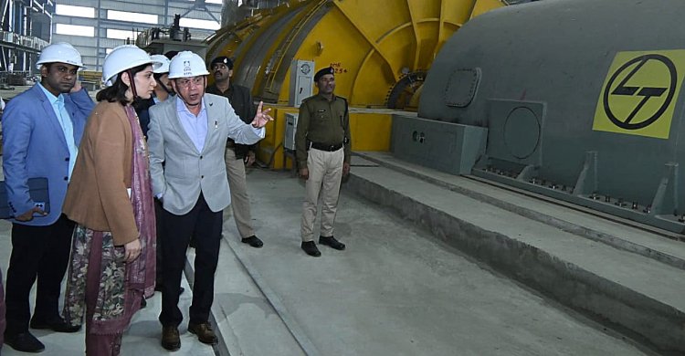 चौसा थर्मल पावर प्लांट का डीएम ने किया निरीक्षण