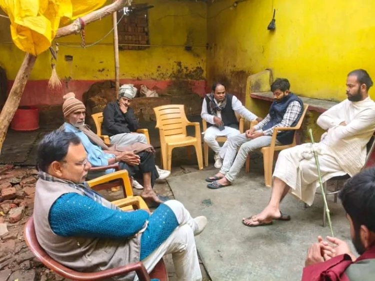 समाजसेवी को पितृशोक, लोगों ने जताया शोक