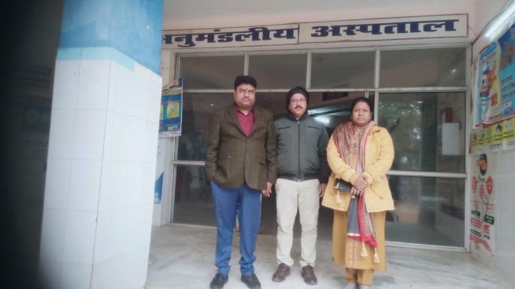 एसडीएम ने किया डुमरांव अनुमंडलीय अस्पताल का औचक निरीक्षण, स्वास्थ्य सेवाओं को परखा