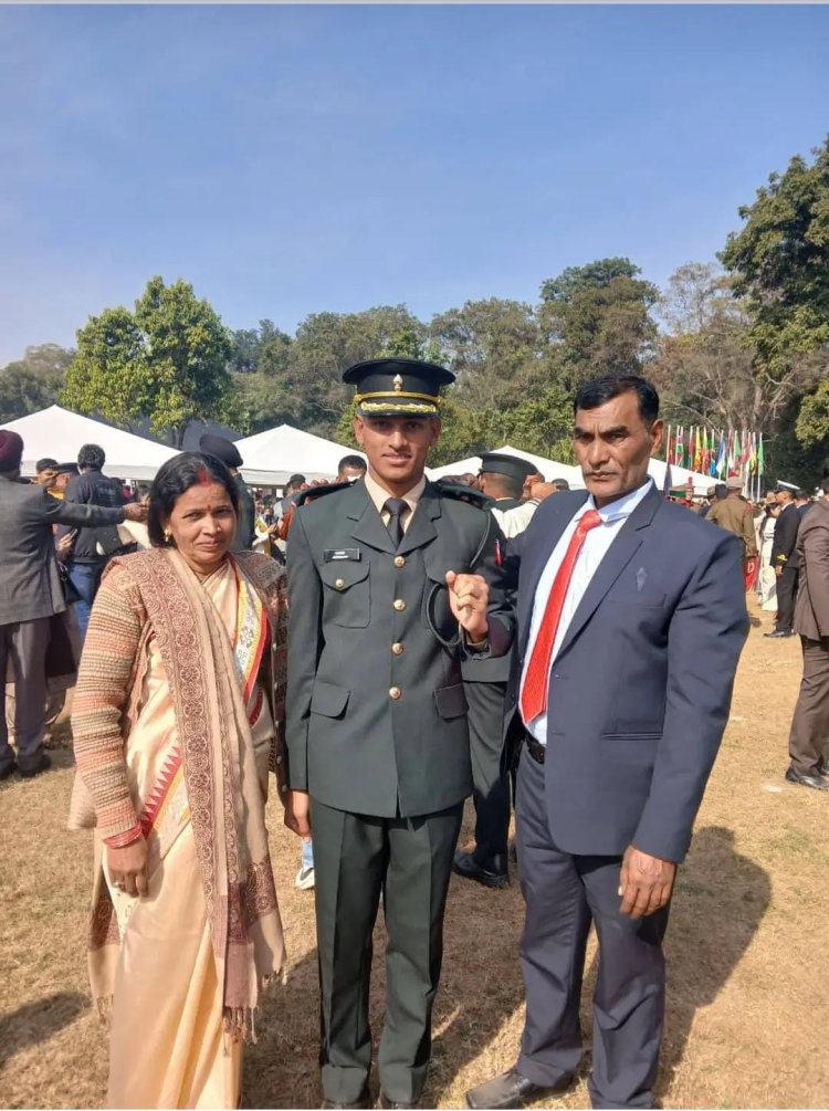 चौगाईं के लाल विशाल शाही बने लेफ्टिनेंट, संघर्ष से सफलता की प्रेरक कहानी