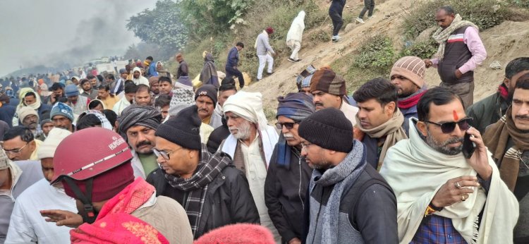 पूर्व मंत्री श्रीभगवान सिंह कुशवाहा की पत्नी के अंतिम संस्कार में उमड़ा जनसैलाब, बक्सर समेत कई जिलों से पहुंचे लोग