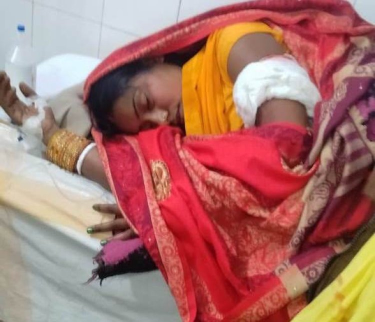 पटना रेफर हुई गोलीबारी की शिकार महिला, आरोपित की गिरफ्तारी के लिए छापेमारी तेज