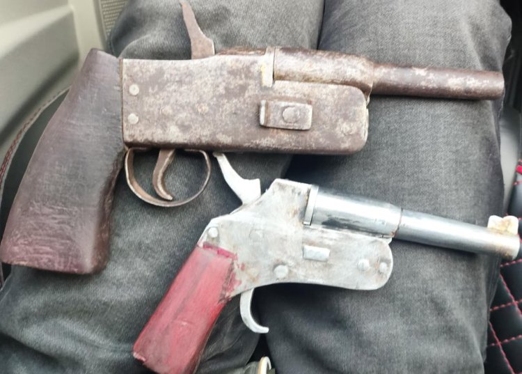 राजपुर में दो देशी कट्टा के साथ दो तस्कर गिरफ्तार